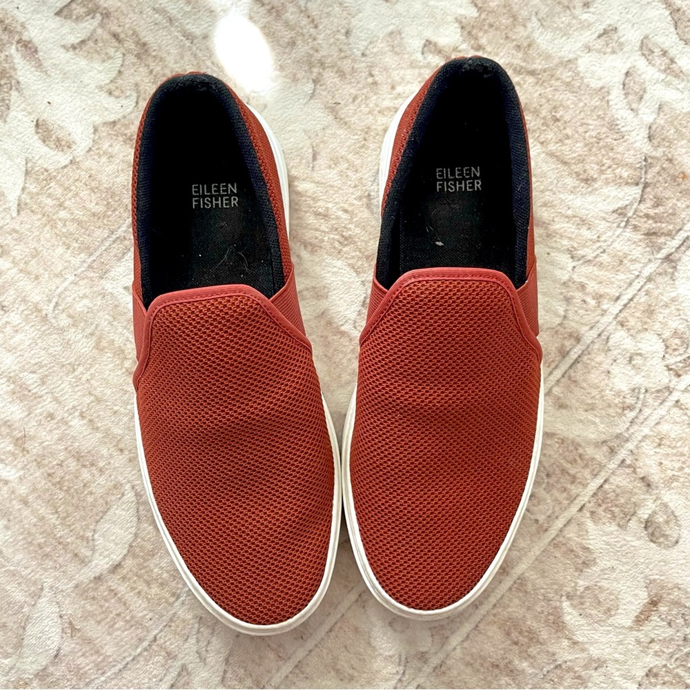 Eileen Fisher Pep Serrano Stretch Knit Slip On Sneakers